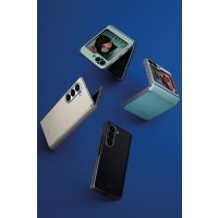 Uniq Samsung Galaxy Z Flip 6 Ora Katlanabilir Deri Kapak - Yeşil