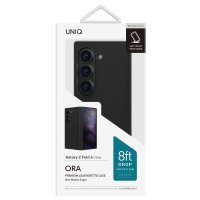 Uniq Samsung Galaxy Z Fold 6 Ora Katlanabilir Deri Kapak - Siyah