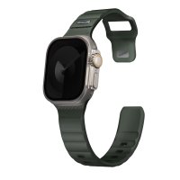 Uniq Watch 40mm Stride FKM Silikon Kordon - Koyu Yeşil