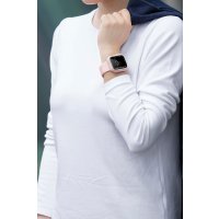 Uniq Watch 41mm Moduo Camlı Kasa Ekran Koruyucu - Pembe-Beyaz