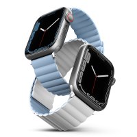 Uniq Watch 41mm Revix Reversible Manyetik Kordon - Beyaz-Mavi