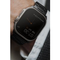 Uniq Watch 42-44-45-49mm Osta Metal Kordon - Siyah