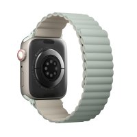 Uniq Watch 44mm Revix Reversible Manyetik Kordon - Yeşil-Bej