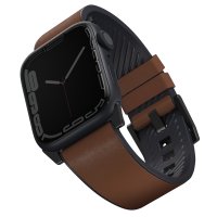 Uniq Watch 44mm Straden Su Geçirmez Deri Kordon - Kahverengi