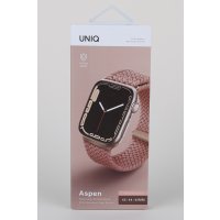 Uniq Watch 45mm Aspen Örgülü Kordon - Pembe
