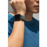 Uniq Watch 45mm Aspen Örgülü Kordon - Pembe