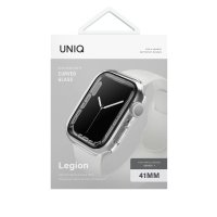 Uniq Watch 45mm Legion Camlı Silikon Kasa Koruyucu - Beyaz