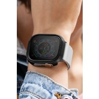 Uniq Watch 45mm Valencia Camlı Kasa Ekran Koruyucu - Yıldız Işığı