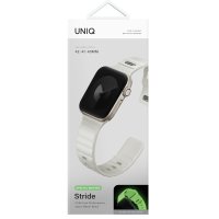 Uniq Watch Ultra 2 49mm Stride FKM Silikon Kordon - Beyaz