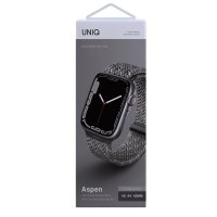 Uniq Watch Ultra 49mm Aspen Designer Örgülü Kordon - Gri