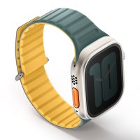 Uniq Watch Ultra 49mm Revix Evo Reversible Manyetik Kordon - Yeşil-Sarı