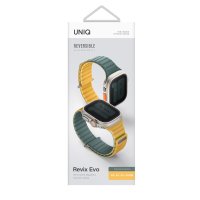 Uniq Watch Ultra 49mm Revix Evo Reversible Manyetik Kordon - Yeşil-Sarı