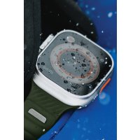 Uniq Watch Ultra 49mm Stride FKM Silikon Kordon - Yeşil