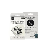 URR iPhone 13 Titanium Alloy Kamera Lens Koruyucu - Kırmızı