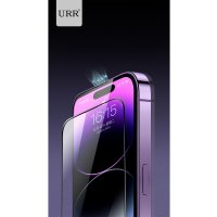 URR iPhone 15 Pro Lazer Antidust Cam Ekran Koruyucu - Siyah