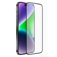 URR iPhone 15 Pro Max Matte Antiglare Cam Ekran Koruyucu - Siyah