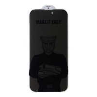URR iPhone 15 Pro Max Matte Privacy Cam Ekran Koruyucu - Siyah