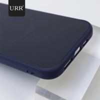 URR iPhone 15 Pro Max Matte Pure Glass Magsafe Kapak - Siyah