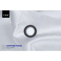 URR iPhone 15 Pro Max Sapphire PVDSS Kamera Lens Koruyucu - Siyah