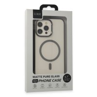 URR iPhone 15 Pro PVDSS Lens Titanium Edge Magsafe Kapak - Siyah