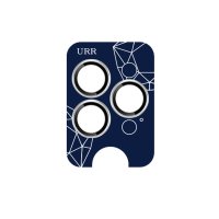 URR iPhone 16 Pro Max Sapphire PVDSS Kamera Lens Koruyucu - Gümüş