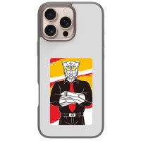 URR iPhone 16 Pro NFC Smart Case Akıllı Kapak - Titan Gri