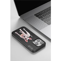 Venco iPhone 11 Perma Desenli Kapak - Siyah