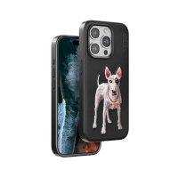 Venco iPhone 15 Pro Max Perma Desenli Kapak - Siyah