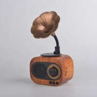 Vlike Bluetooth Hoparlör VKB5 Gramafon Nostalji Radyo