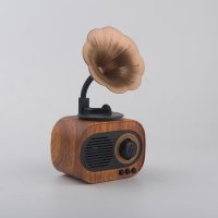 Vlike Bluetooth Hoparlör VKB5 Gramafon Nostalji Radyo