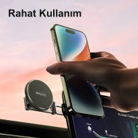 Yesido C199 Yapışkanlı 270 Derece Ayarlanabilir Manyetik Magsafe Telefon Tutucu - Siyah