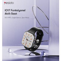 Yesido IO17 1.89 inç IP68 Su Geçirmez Konuşmalı Akıllı Saat - Siyah