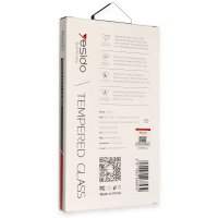 Yesido iPhone 14 5D Hayalet Cam Ekran Koruyucu - Siyah