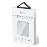 Yesido iPhone 14 Pro WB27 Metal Kamera Lens - Siyah