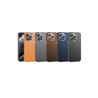 Yesido iPhone 15 PC09 Elegance Deri Magsafe Kapak - Lacivert