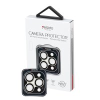 Yesido iPhone 15 Pro Max WB27 Metal Kamera Lens - Natural Grey