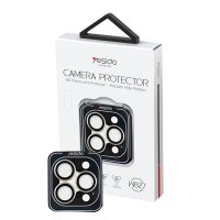 Yesido iPhone 15 Pro WB27 Metal Kamera Lens - Titan Gri