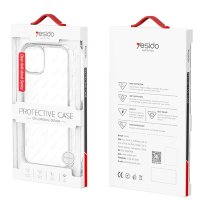 Yesido iPhone 16 Pro Max PC01 Clear Anti-Shock Kapak - Şeffaf