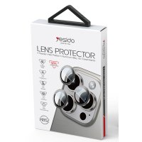 Yesido iPhone 16 Pro Max WB52 Metal Kamera Lens - Gümüş