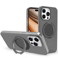 Yesido iPhone 16 Pro PC17 Roza Magsafe Standlı Kapak - Siyah