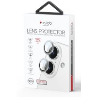 Yesido iPhone 16 WB54 Metal Kamera Lens - Pembe
