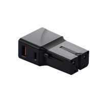Yesido MC17 20W Type-C ve 20W Usb Çıkışlı PD Şarj Adaptörü - Siyah