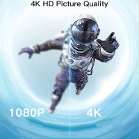 Yesido TV10 2.4G 4K Kablosuz Görüntü Aktarıcı - Siyah