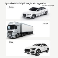 Yesido Y58 Dijital Göstergeli 1 Adet 18W Usb / 1 Adet 30W Type-C ve Dahili 30W Type-C ile 20W Lightning Kablolu PD Hızlı Araç Şarj - Siyah
