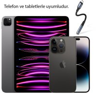 Yesido YAU38 Type-C to Aux Dönüştürücü - Siyah
