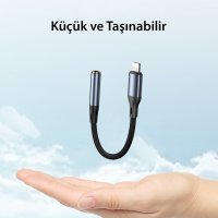 Yesido YAU38 Type-C to Aux Dönüştürücü - Siyah