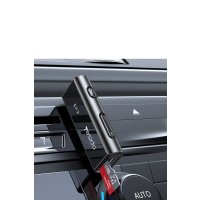 Yesido YAU41 3.5mm Aux Çıkışlı Mikrofonlu Bluetooth Araç Kiti - Siyah