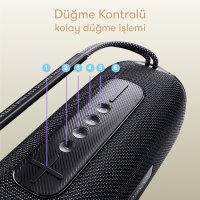 Yesido YSW11 El Fenerli Kablosuz Hoparlör - Siyah
