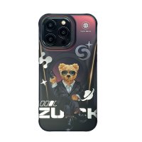 ZuckBear iPhone 15 Pro Berlin Boss Magsafe Kapak - Eins Suave