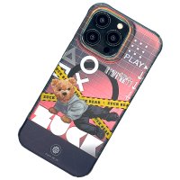 ZuckBear iPhone 15 Pro Max New York Never Sleeps Magsafe Kapak - Queens Spark